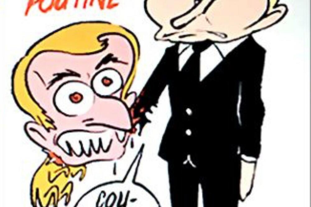 Makron Putin Šarli Ebdo, Foto: Twitter