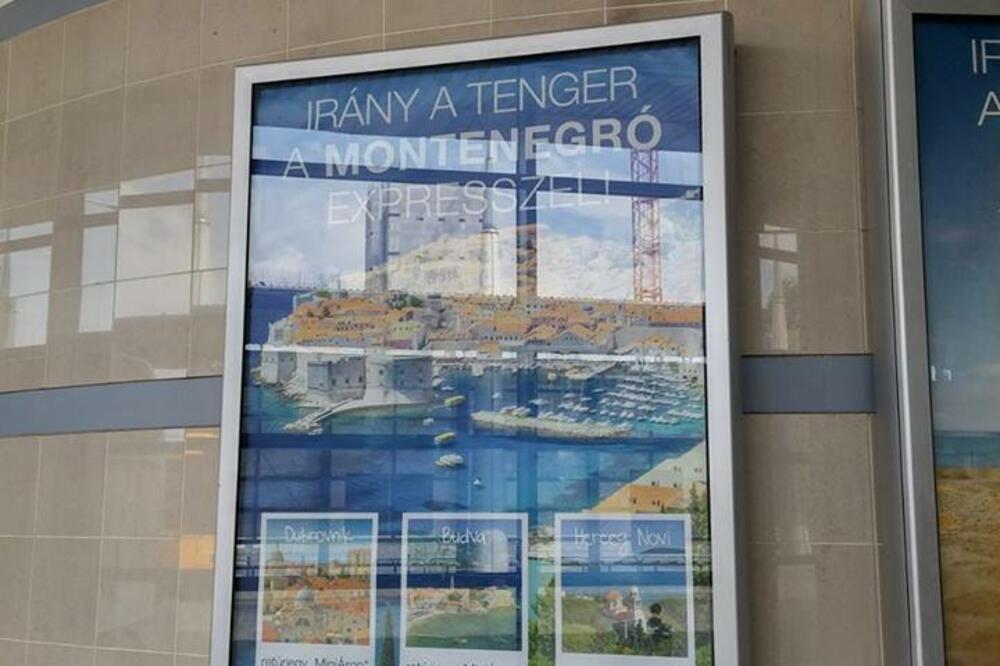 plakat Budimpešta Crna Gora, Foto: Čitalac Vijesti