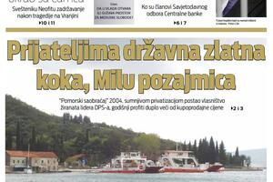 Naslovna strana "Vijesti" za 5. februar
