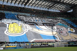 Inter je šampion..., ali po broju navijača na "Meaci"