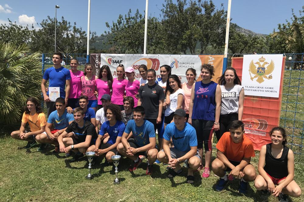 Atletičati Mornara, Foto: Atletski savez Crne Gore