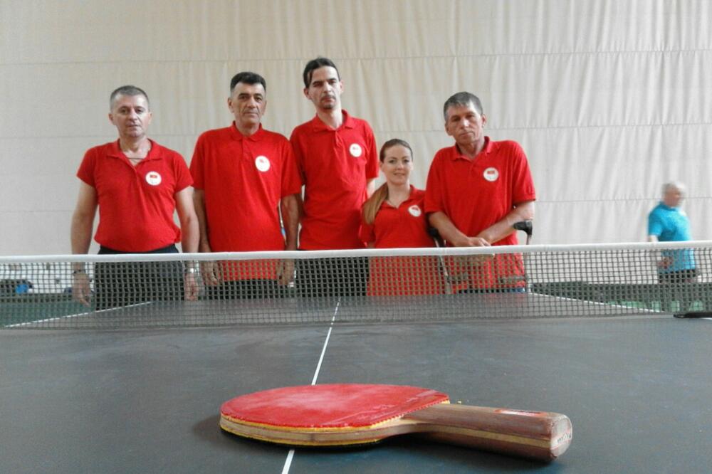 Crnogorski stonoteniseri, paraolimpijci, Foto: Paraolimpijski komitet Crne Gore