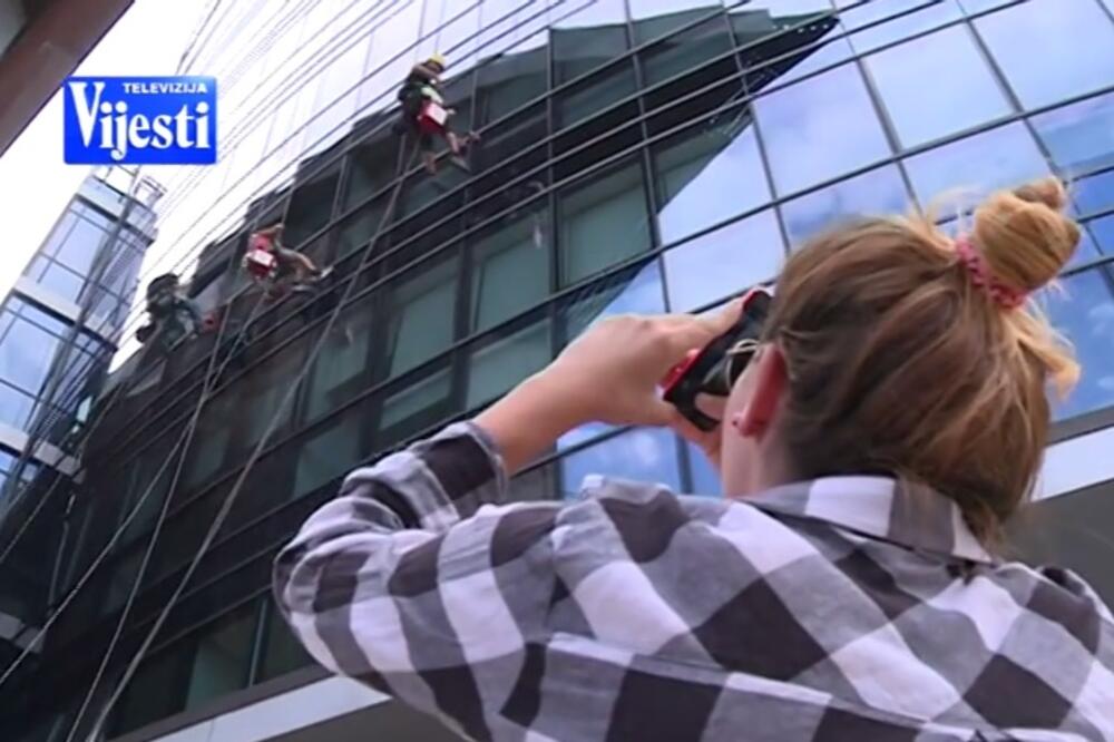 perači prozora, Foto: Screenshot (TV Vijesti)