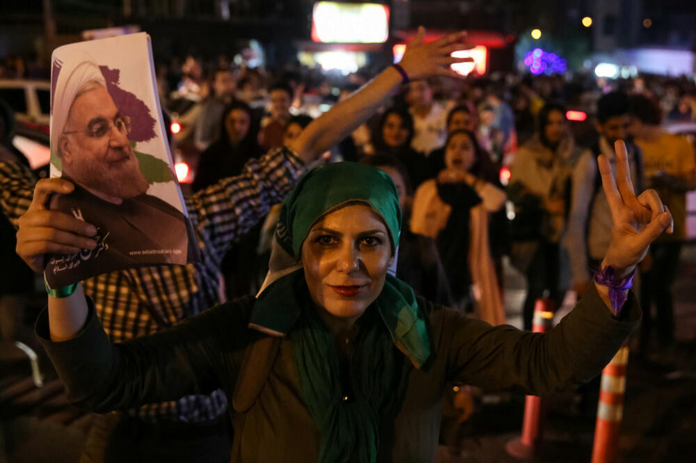 Iran, pristalice Hasana Rohanija, Foto: Reuters