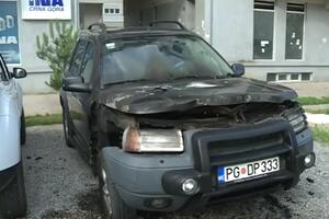 Podgorica: Zapaljeno privatno i službeno vozilo Aligrudića