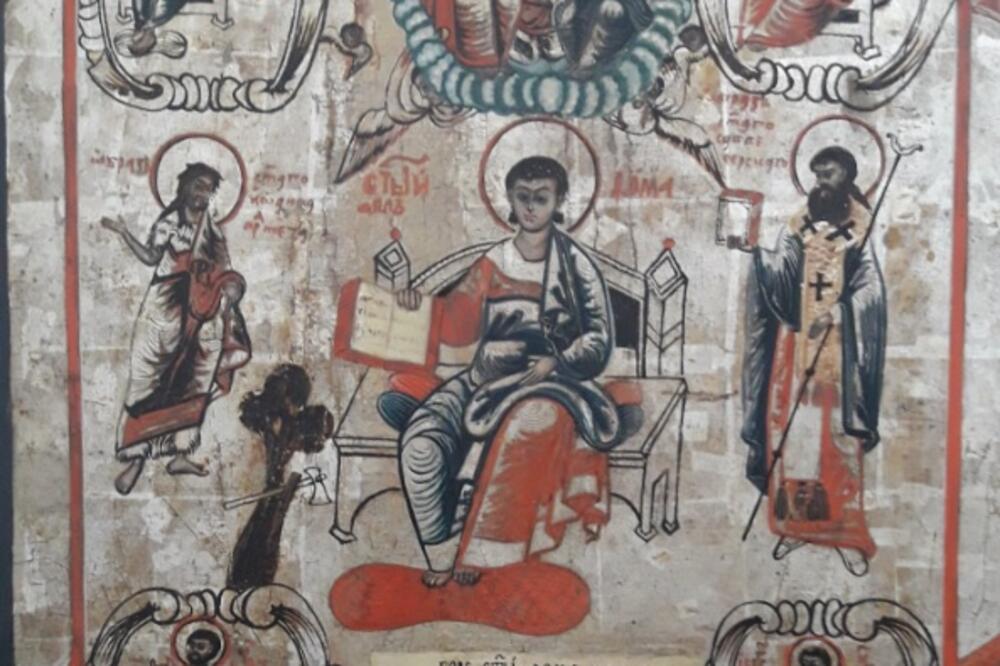 Ikona Sv. Tome, Foto: Gradski muzej "Mirko Komnenović"