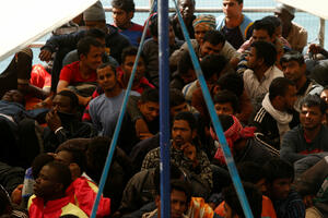 Na Sredozemnom moru za dva dana spaseno 2.100 migranata