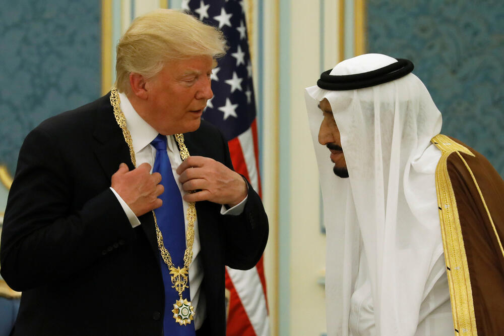 Donald Tramp, kralj Salman, Foto: Reuters