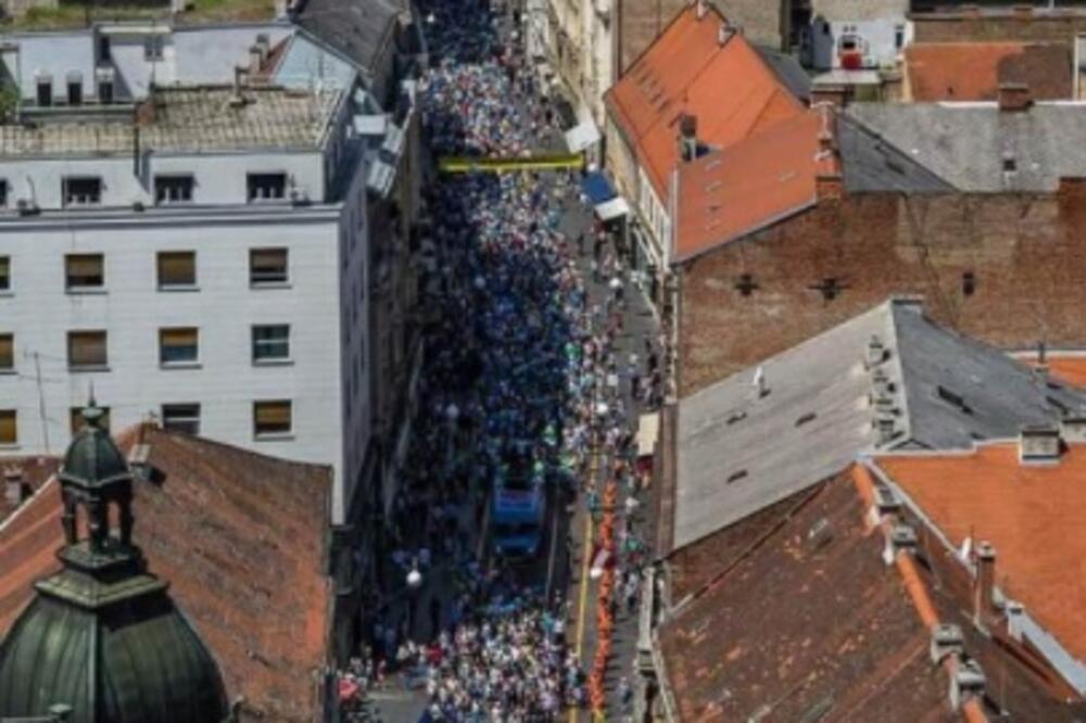 Hod za život, Zagreb, Foto: Twitter