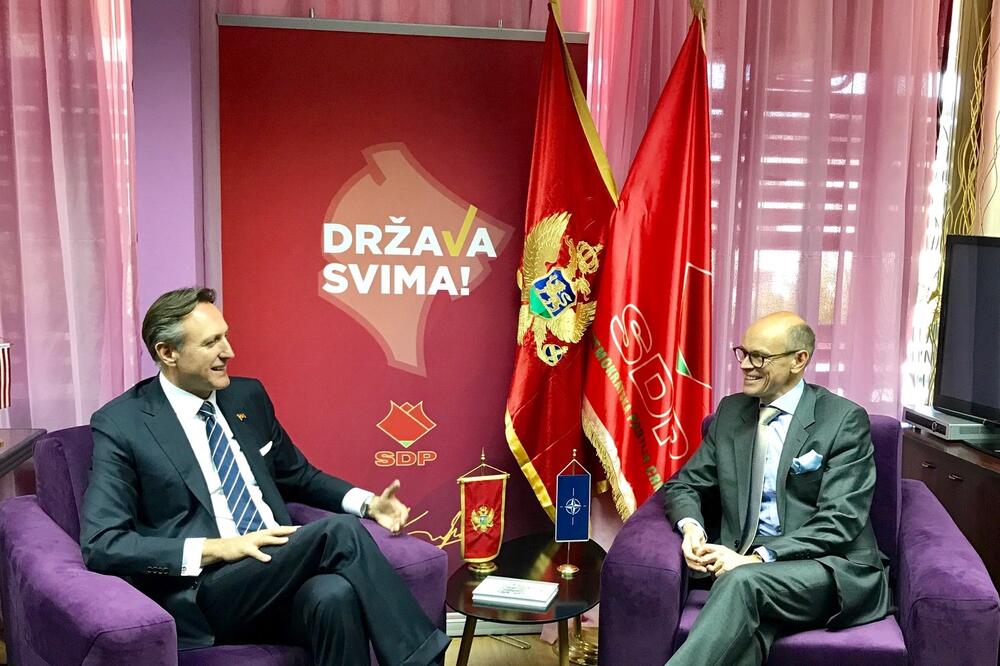 Ranko Krivokapić, Arne Sarnes Bjornstad, Foto: SDP