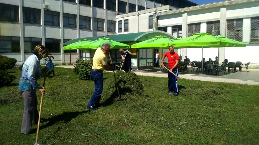 uređenje dvorišta Filozofski fakultet