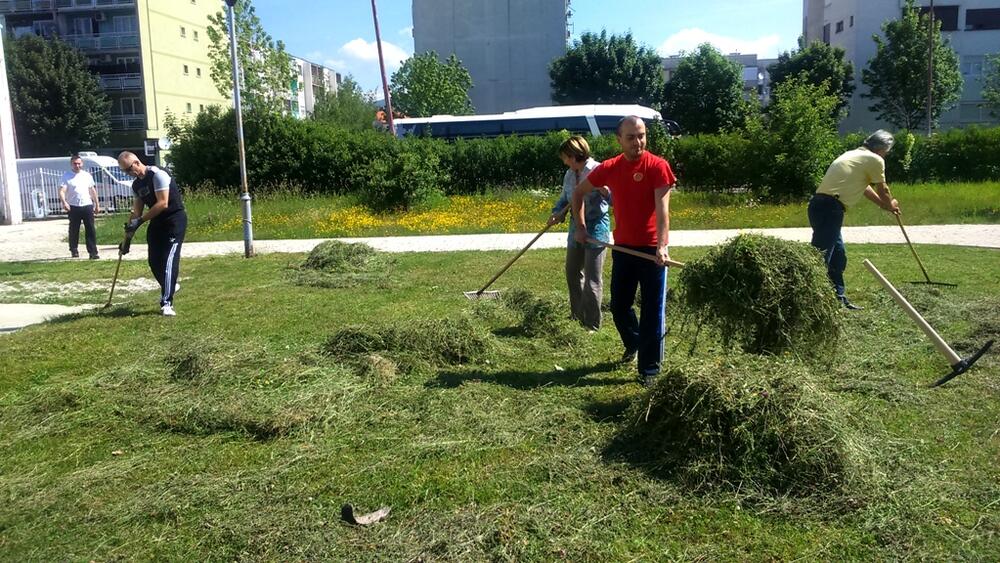 uređenje dvorišta Filozofski fakultet
