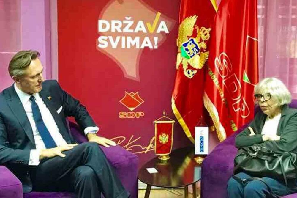 Ranko Krivokapić, Maris Davije, Foto: SDP