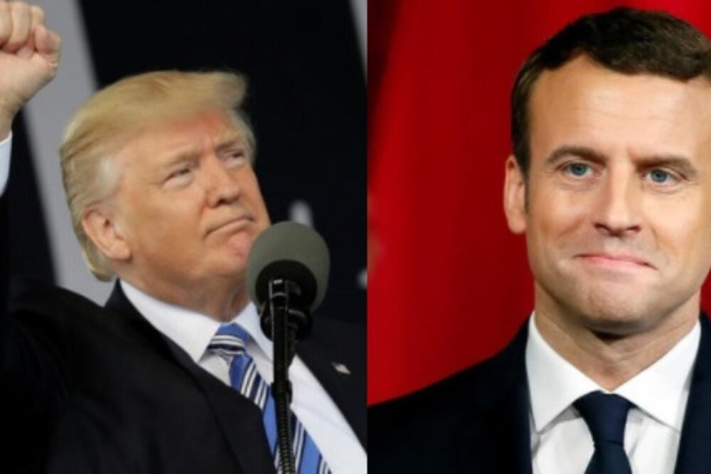 Donald Tramp, Emanuel Makron, Foto: Reuters
