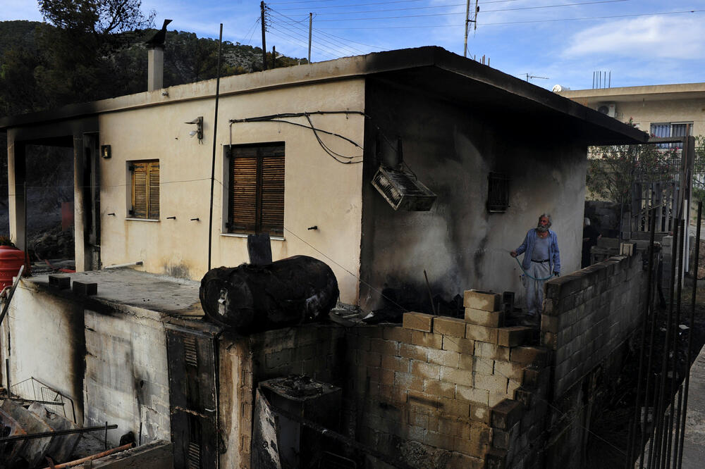 Grčka, požar, Foto: Reuters