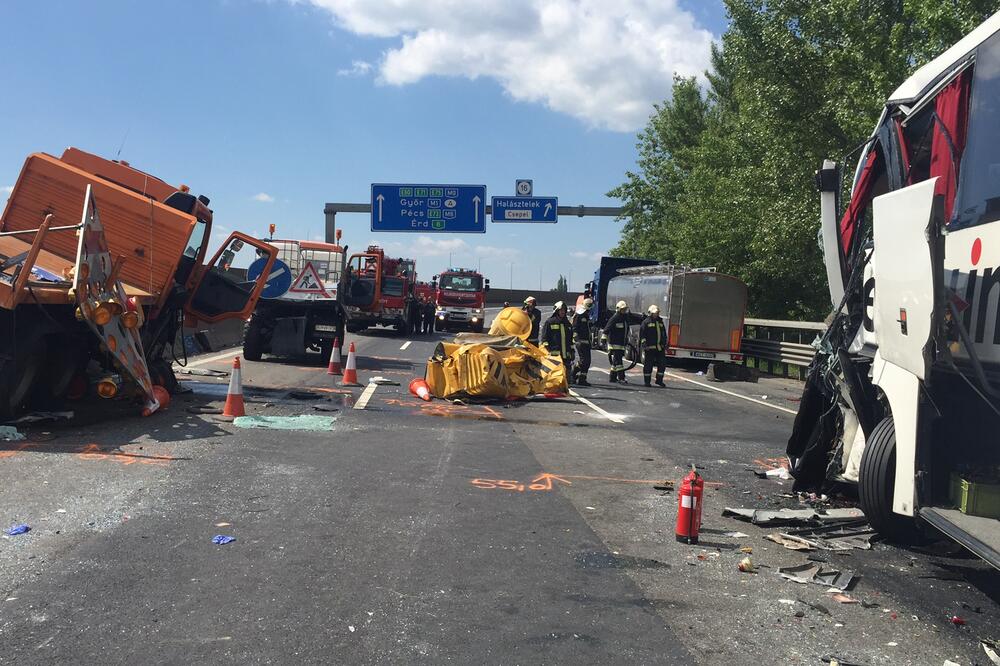 Autobuska nesreća, Mađarska, Foto: Mađarska policija