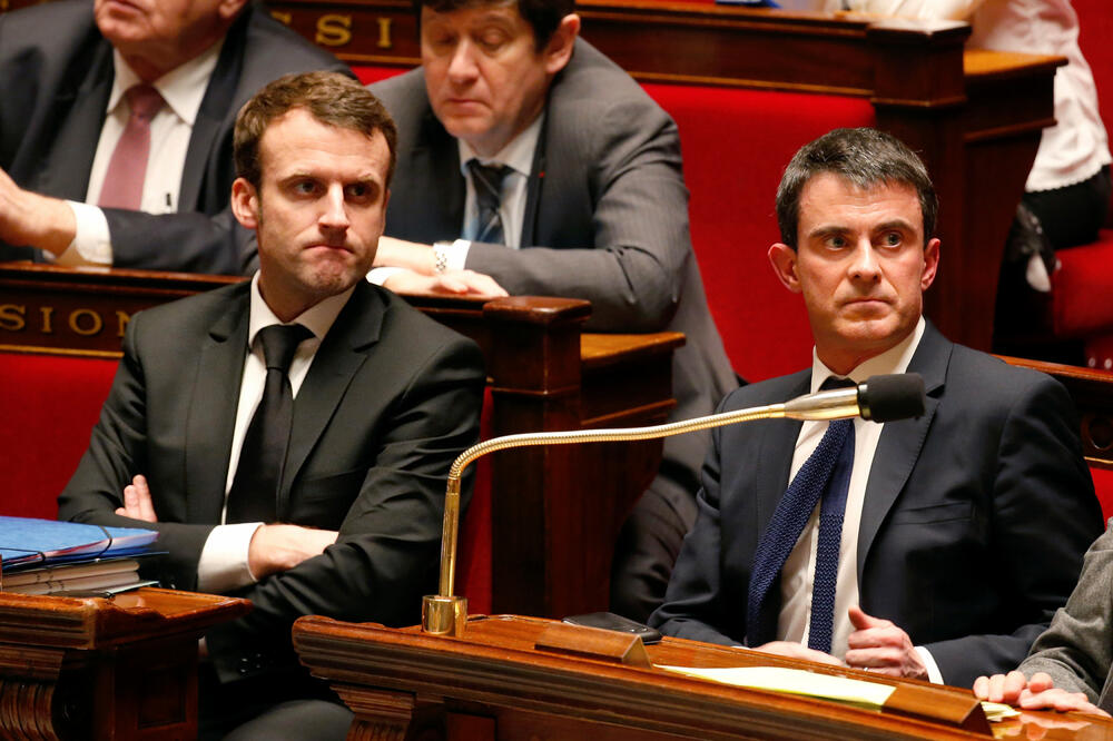 Emanuel Makron, Manuel Vals, Foto: Reuters