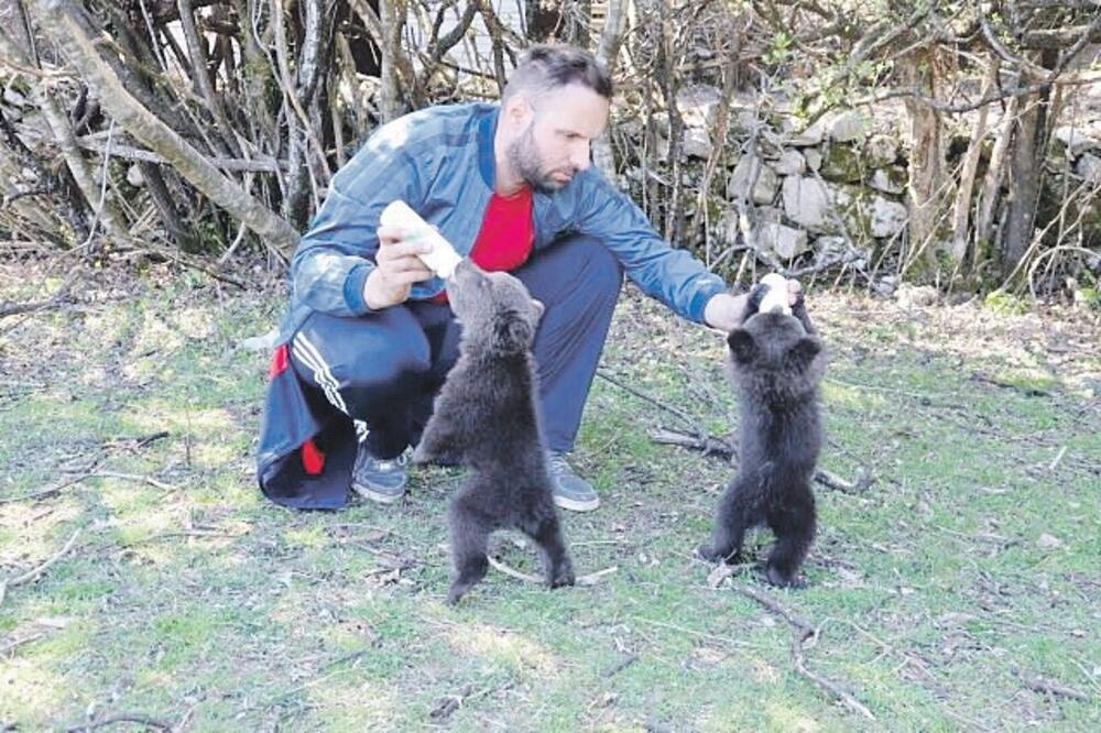 Miljan Miličković, medvjedi, Foto: Privatna arhiva