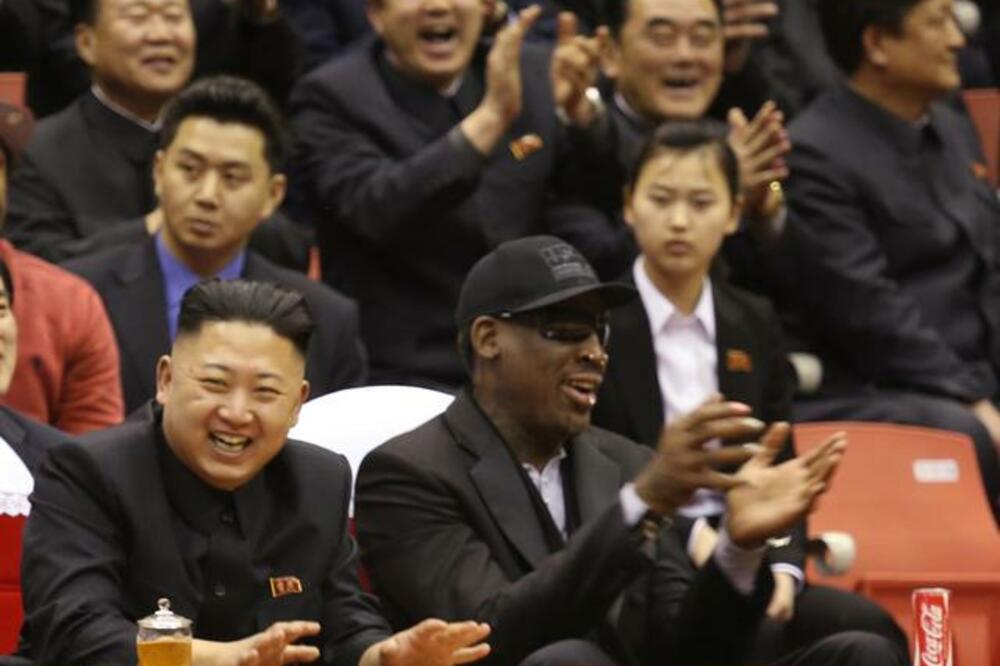 Denis Rodman, Kim Džong Un, Foto: Beta/AP