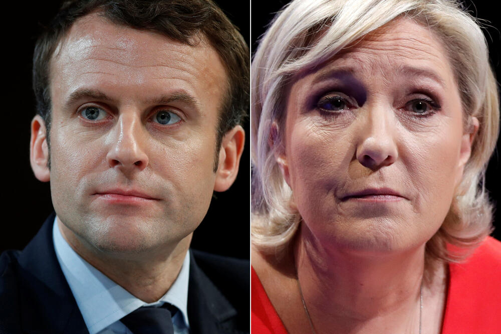 Emanuel Makron, Marin Le Pen, Foto: Reuters