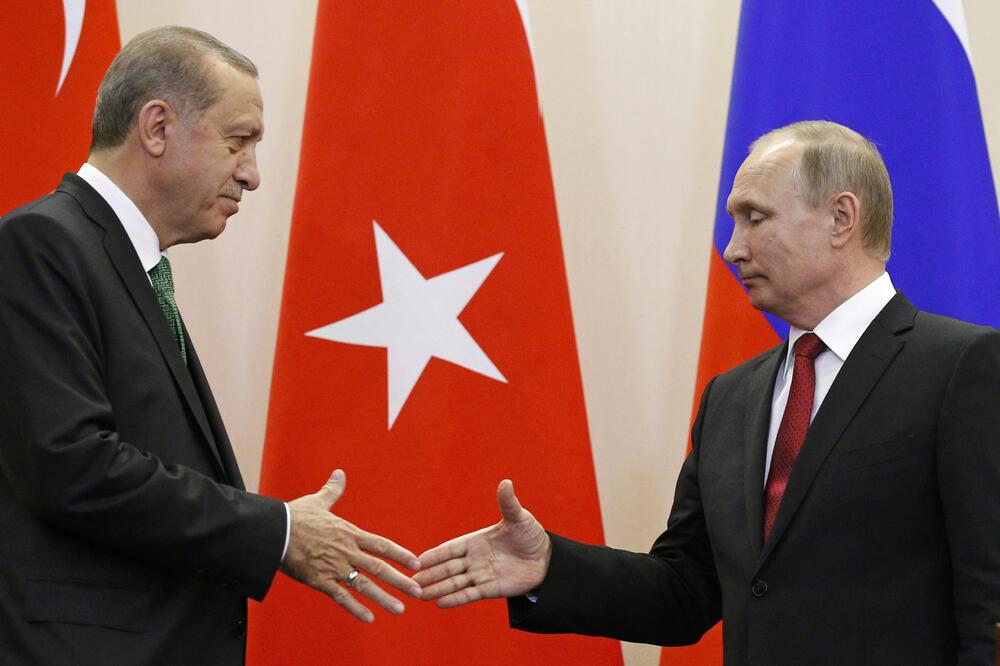 Redžep Tajip Erdogan, Vladimir Putin, Foto: Reuters
