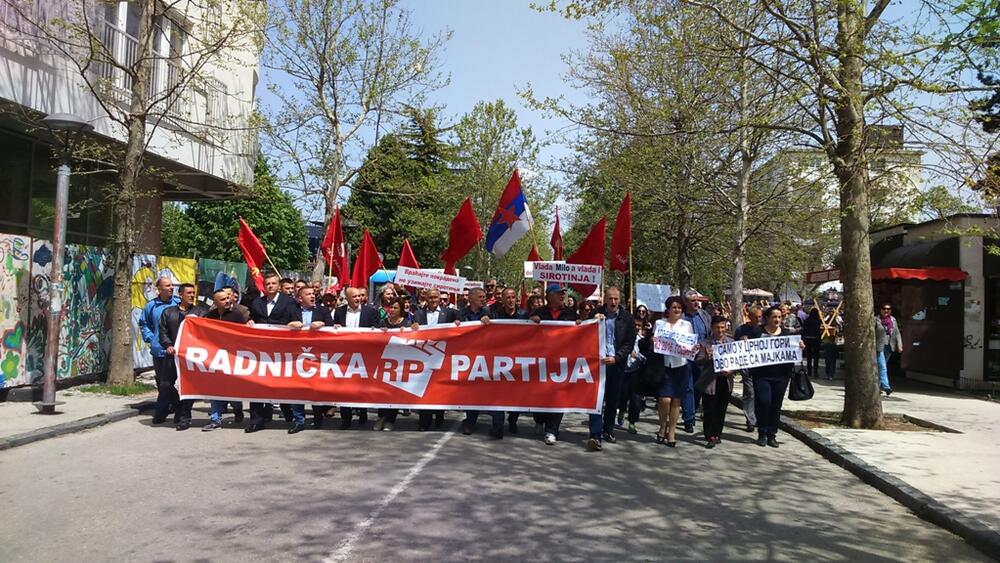 Prvi maj protest, Radnička partija