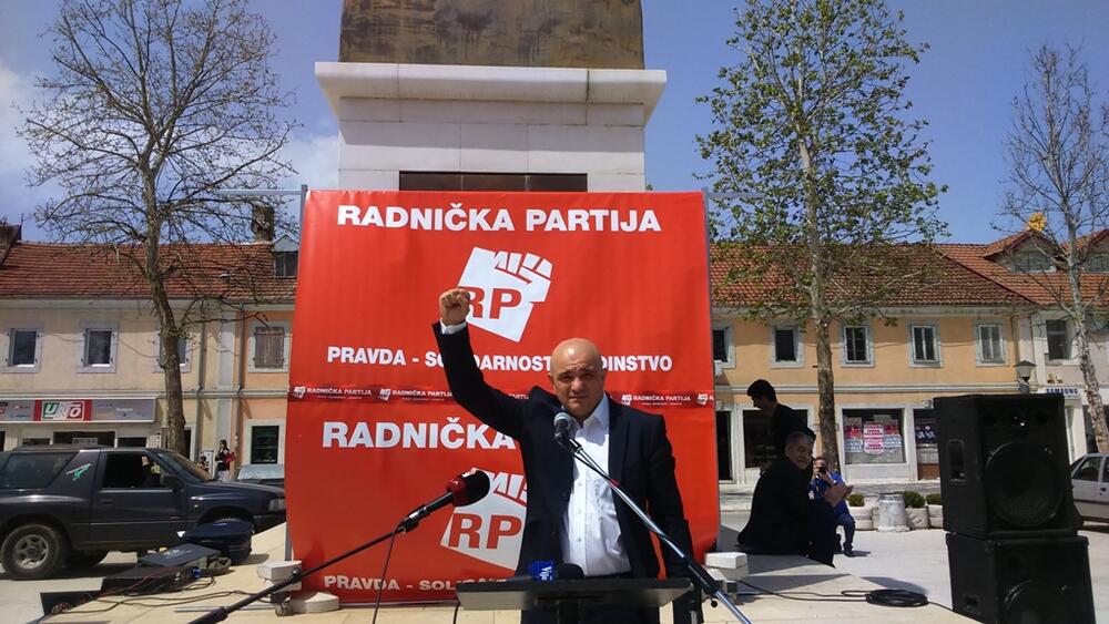 Prvi maj protest, Radnička partija, Janko Vučinić
