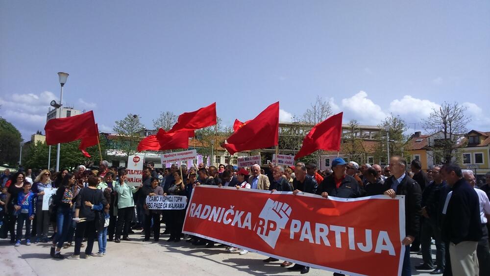 Prvi maj protest, Radnička partija