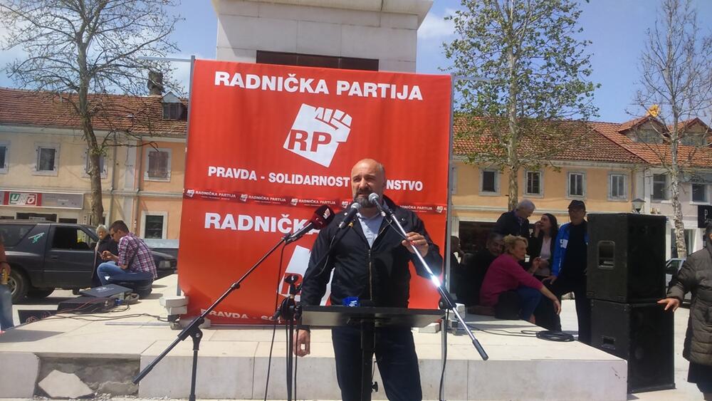 Prvi maj protest, Radnička partija, Veljko Vasiljević