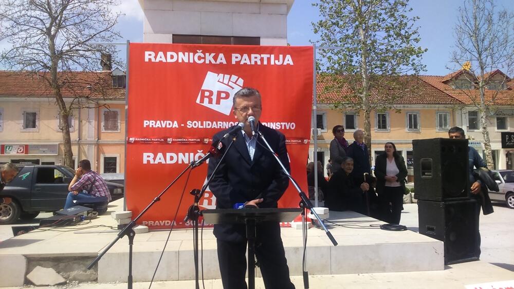 Prvi maj protest, Radnička partija, Janko Milatović