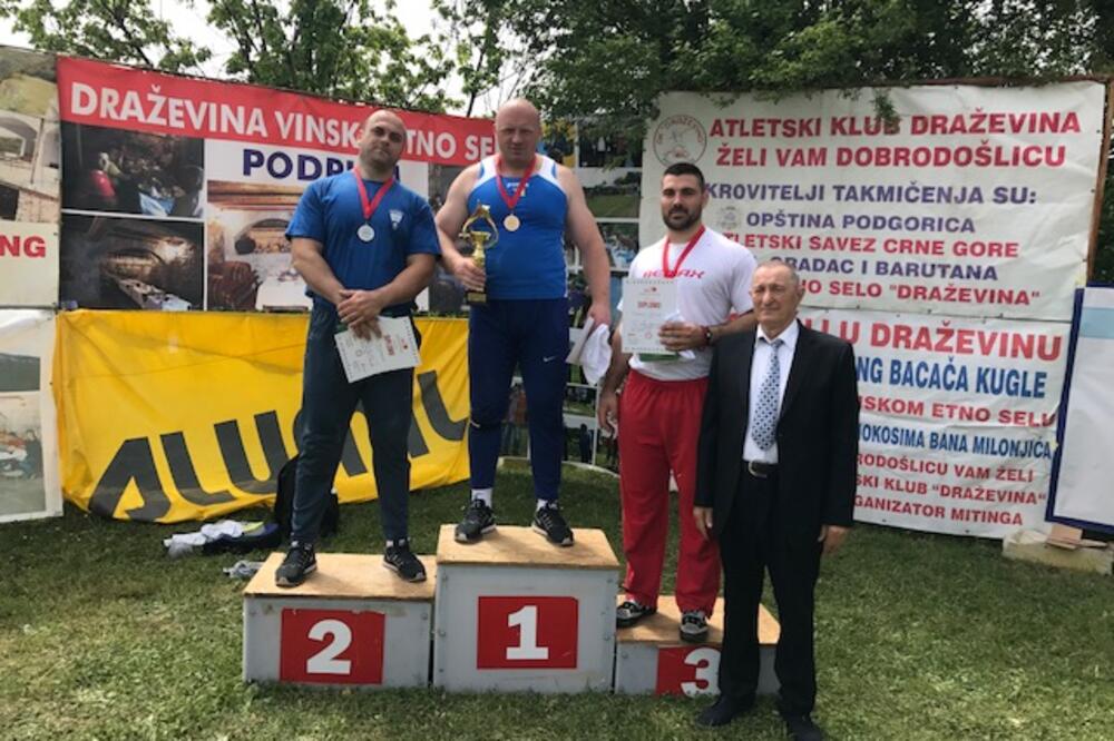 Hamza Alić, bacački miting Draževina, Foto: Atletski savez Crne Gore