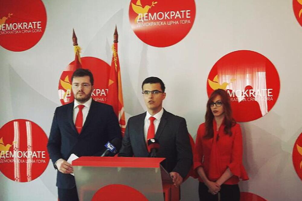 Demokrate, Danilo Šaranović, Momo Koprivica, Foto: Demokrate