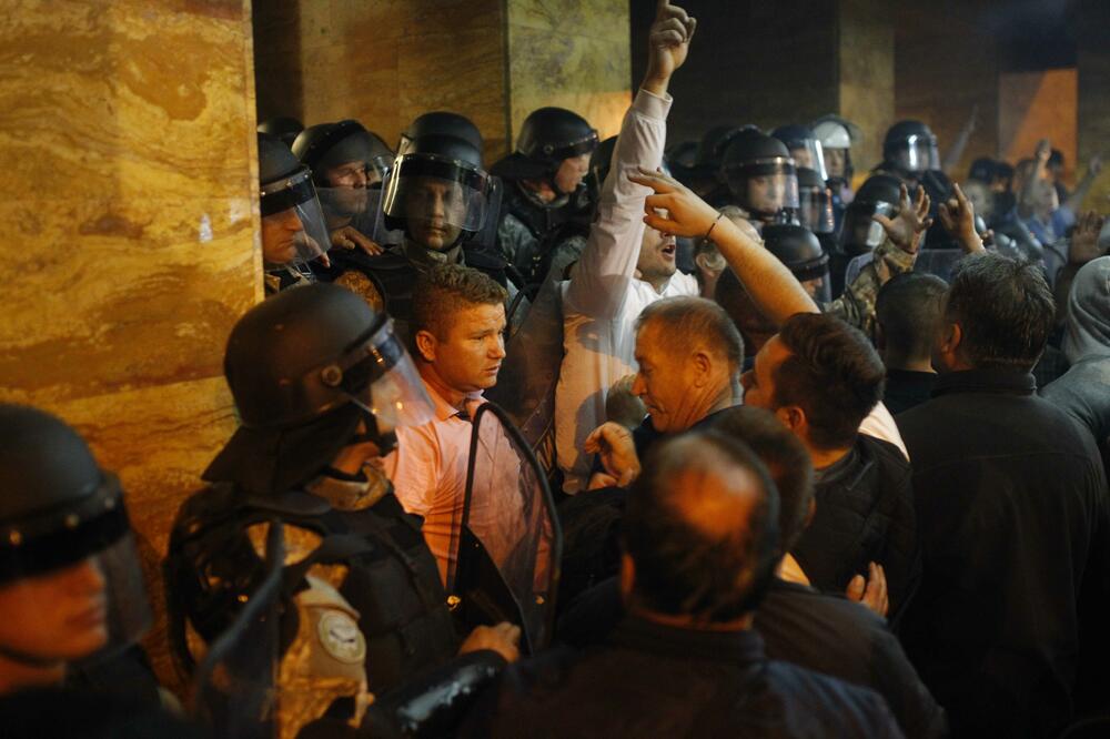 Skoplje, protest, Foto: Reuters