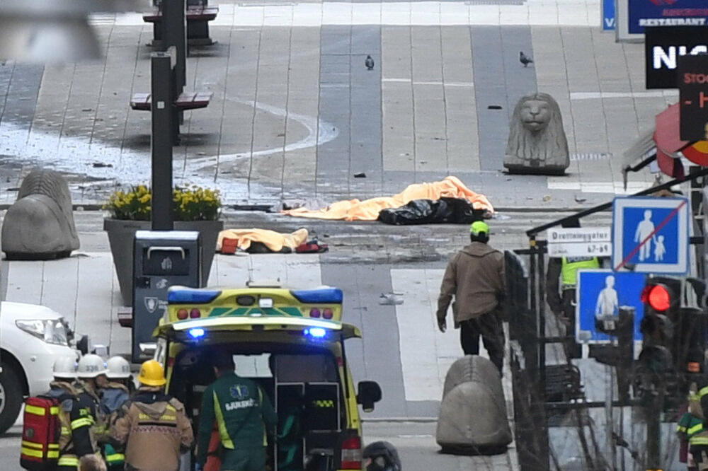 Stokholm, napad, Foto: Reuters