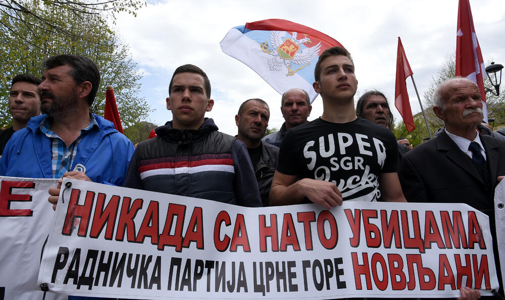 Protest DF, Cetinje
