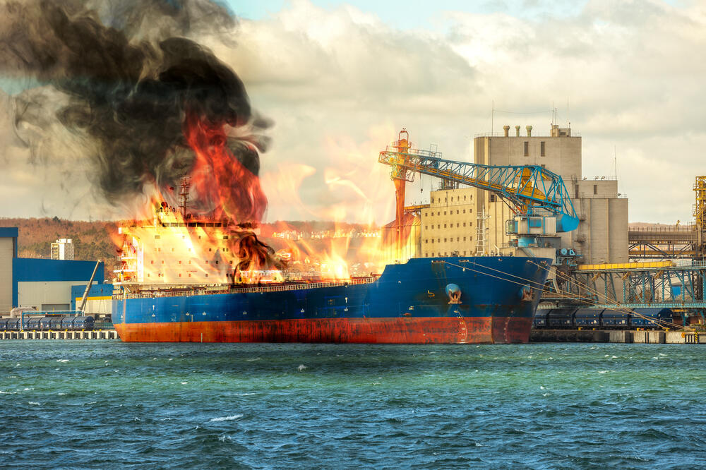 Brod, eksplozija, Foto: Shutterstock