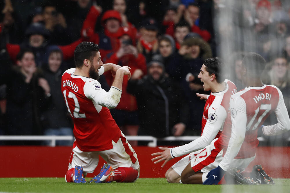 Olivije Žiru, Arsenal, Foto: Reuters