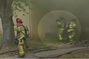 Vatrogasac uhvatio bebu koja je bačena sa zgrade zahvaćene požarom