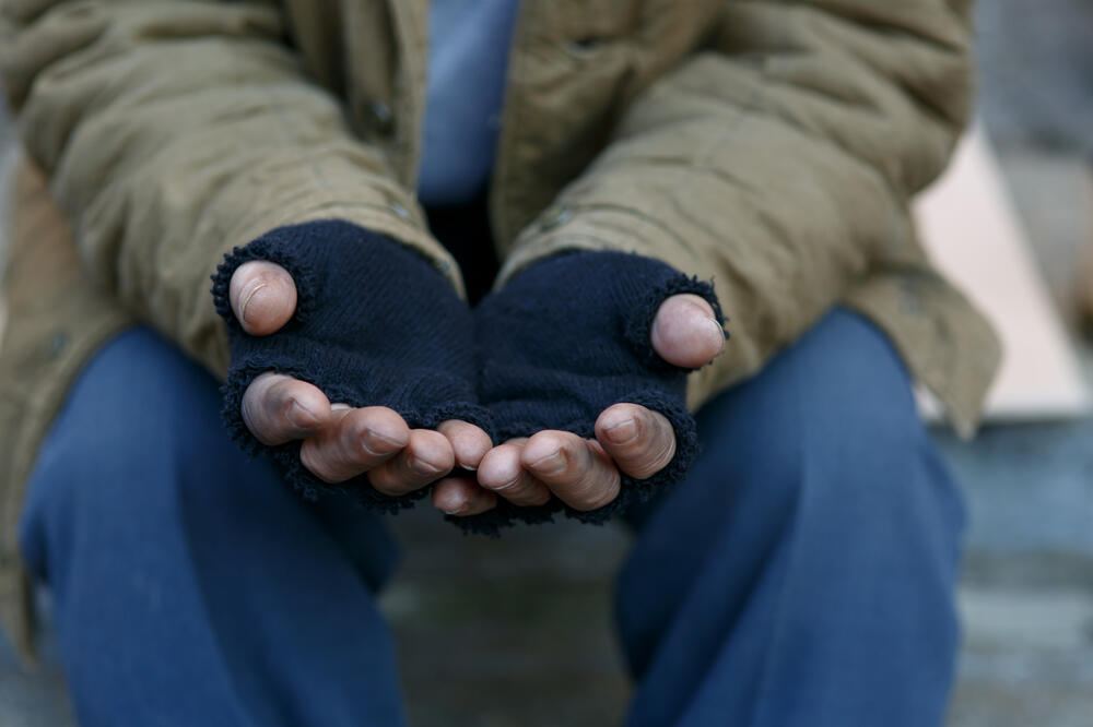 Beskućnik, prosjak, Foto: Shutterstock
