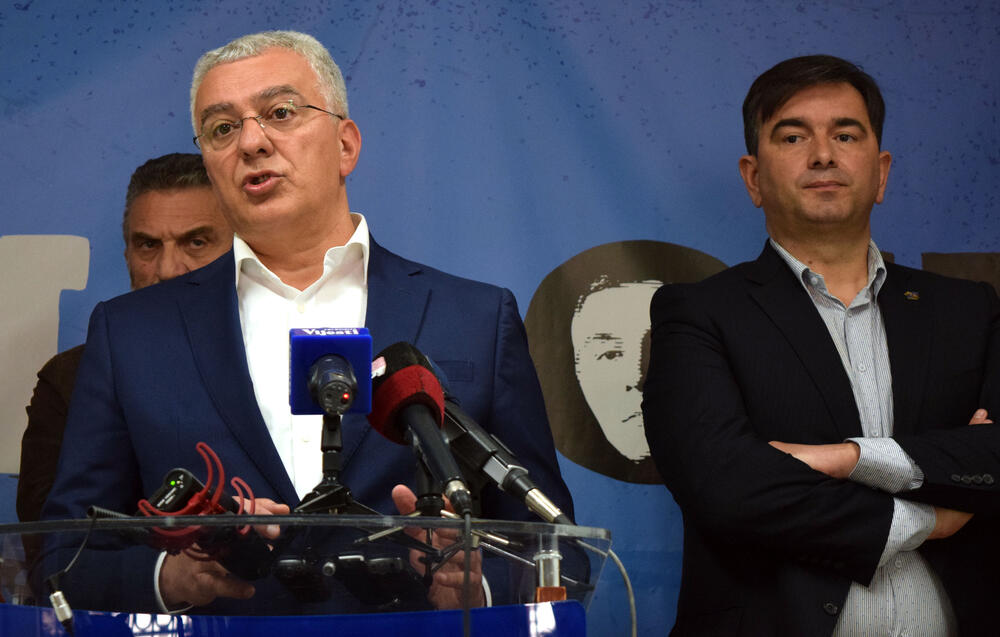 DF, Andrija Mandić, Nebojša Medojević