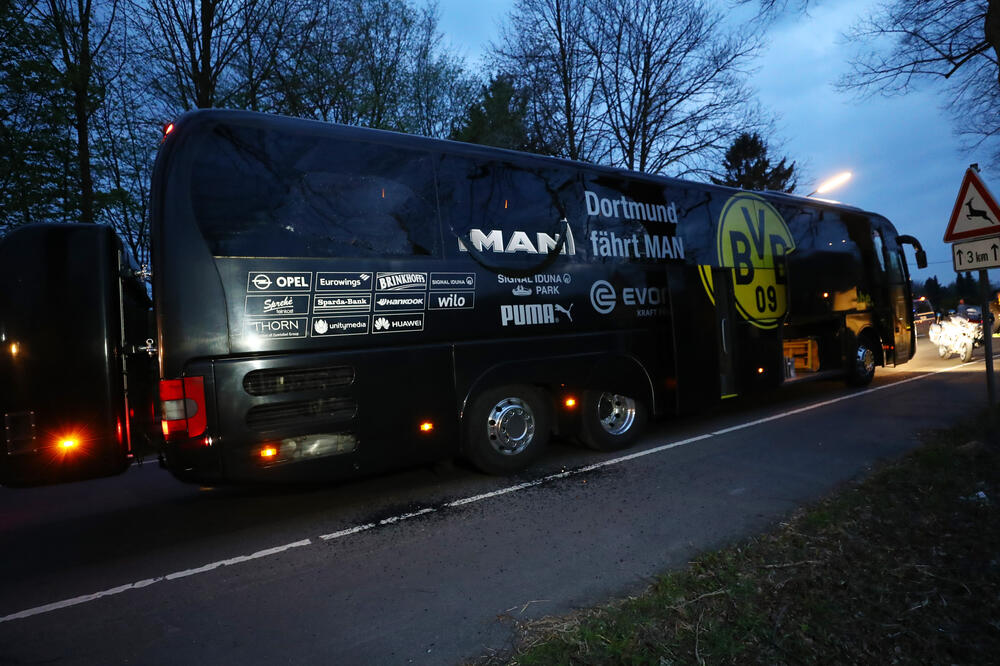 Borusija Dortmund autobus incident, Foto: Reuters