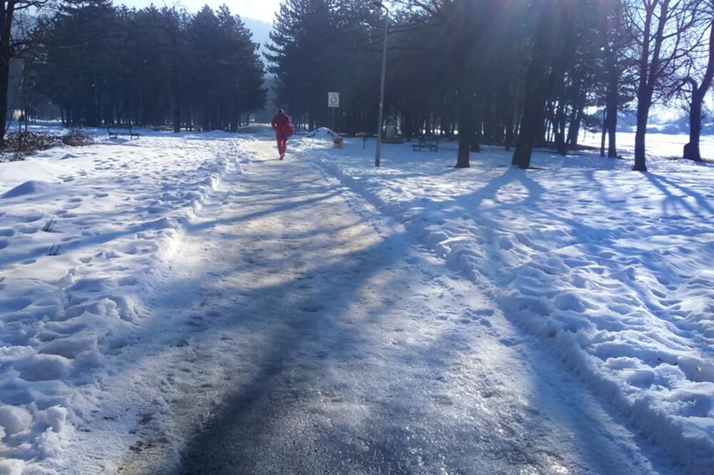 Nikšić snijeg, Nikšić led, Foto: Svetlana Mandić