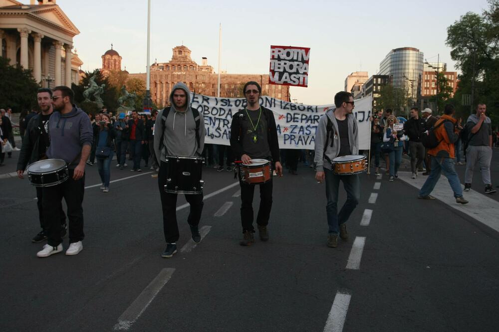 protest Beograd, Foto: Beta-AP