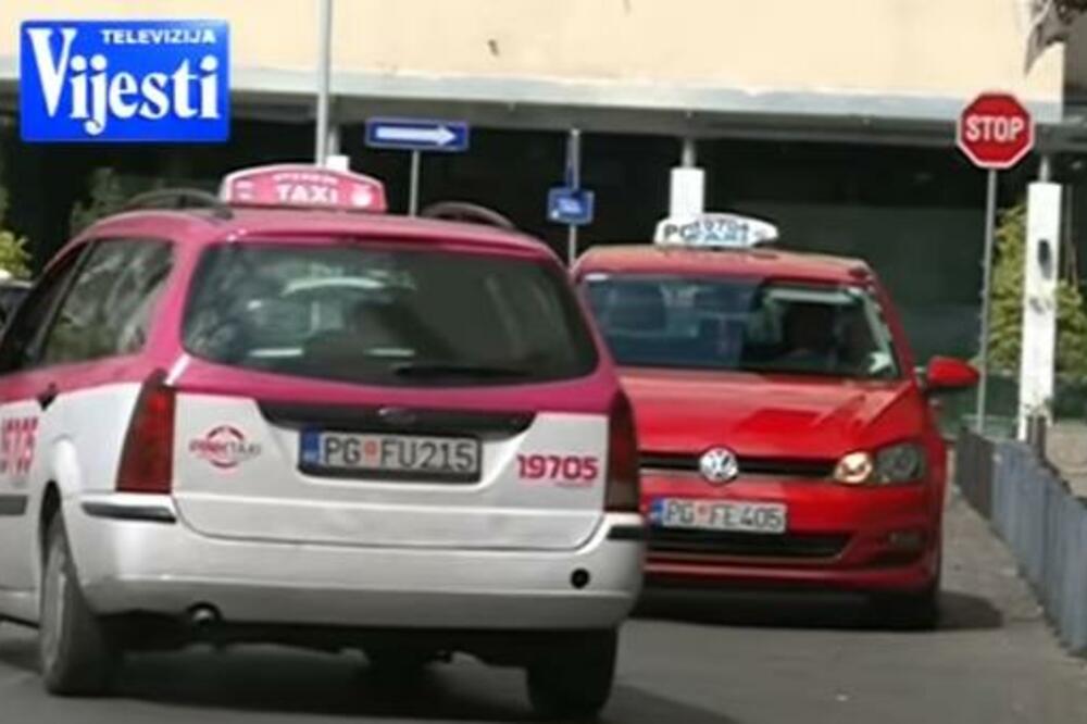 Podgorica taksi, Foto: Screenshot (TV Vijesti)