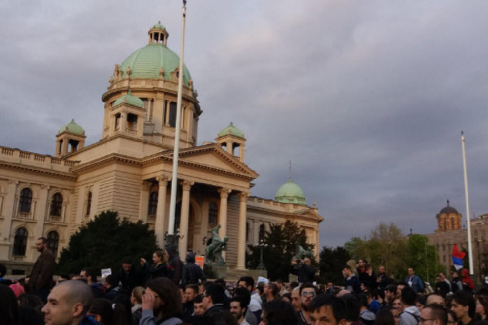 Beograd protesti, Foto: Twitter