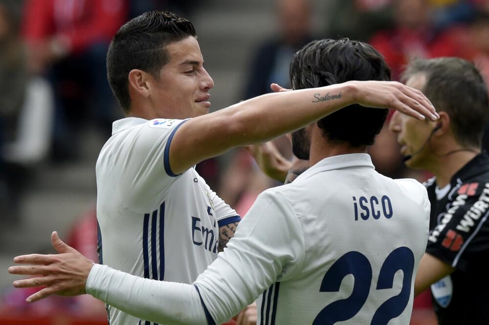 Isko i Hames Rodriges Real Madrid, Foto: Reuters