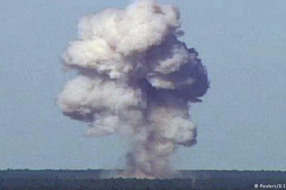 Testiranje bombe GBU-43/B, Foto: Screenshot (YouTube)