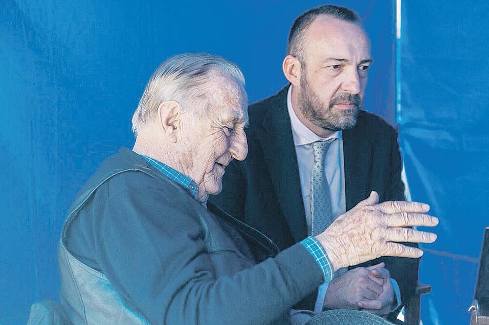 Veljko Bulajić, Janko Ljumović, Foto: Mku.gov.me