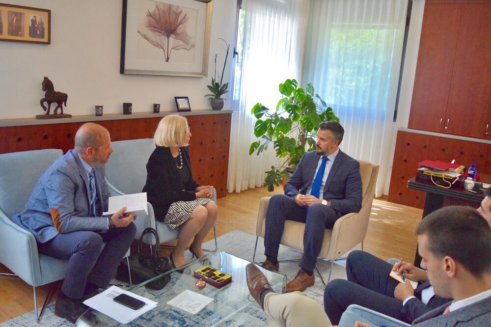 Fiona Mekluni, Aleksandar Andrija Pejović, Foto: Ministarstvo evropskih poslova