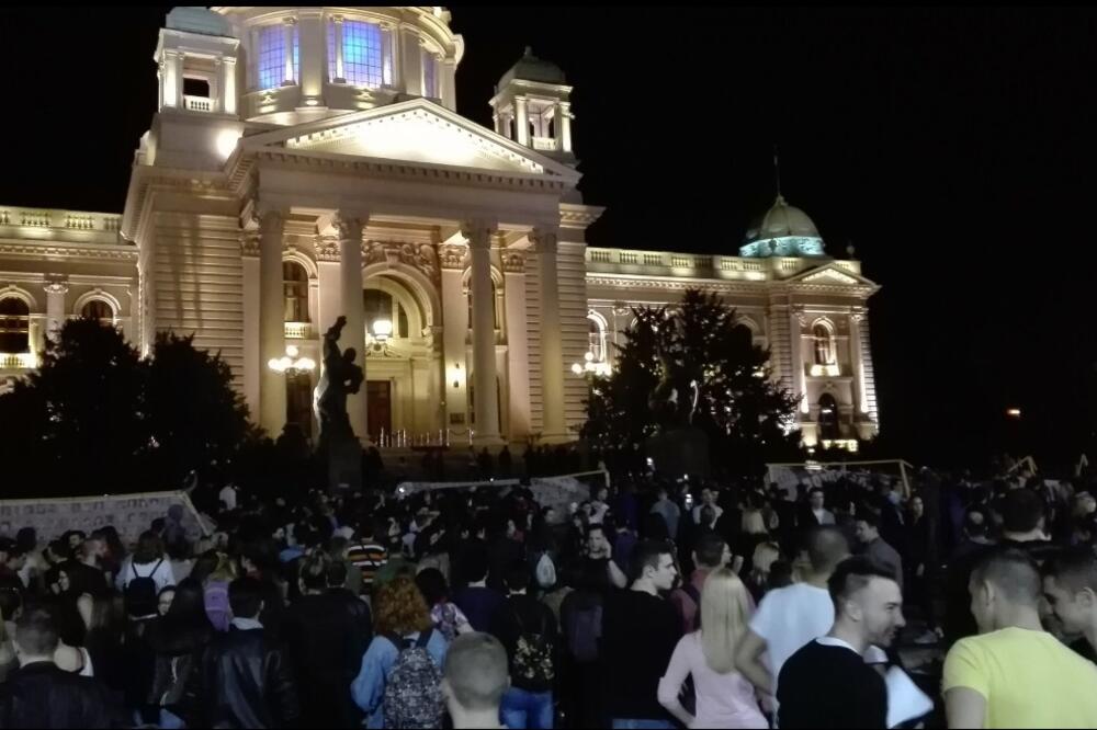 Beograd protesti, Foto: Twitter